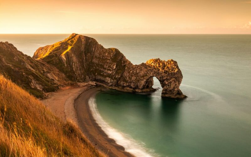 Durdle Door at sunrise