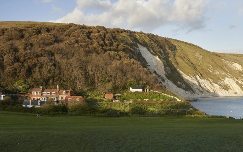 Lulworth Cove coastline