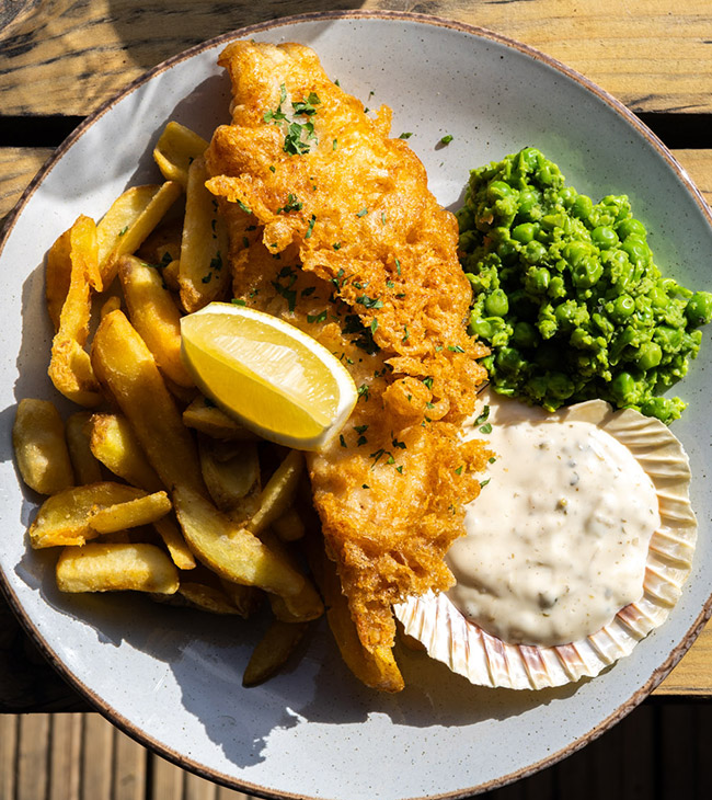 Have lunch near Lulworth Cove at the Lodge at lulworth, serving fresh seafood dishes.