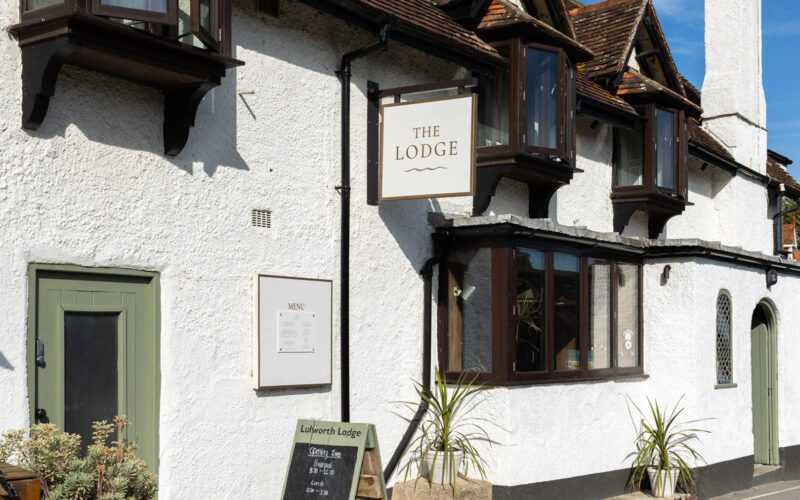 The Lodge at Lulworth - the rustic hotel is set on the gorgeous Lulworth Cove, along the South Coast of Dorset.